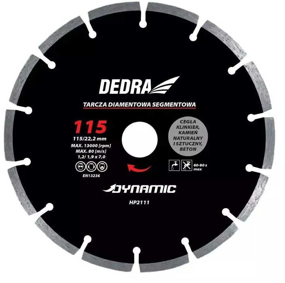 Dedra Diskas deimantinis sausam 125222mm Dynamic