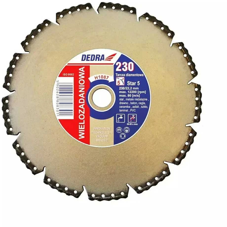 Dedra Diskas deimantinis segmentinis Five Star sauslap pj 230x222mm