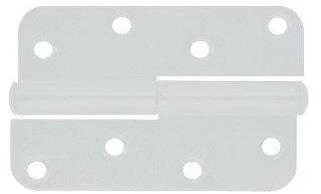 Lankstas durims Kurzemes, 11 cm, balta