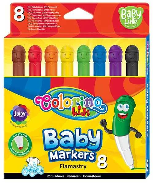Colorino Flomasteriai baby markers 8 spalvų 39576PTR