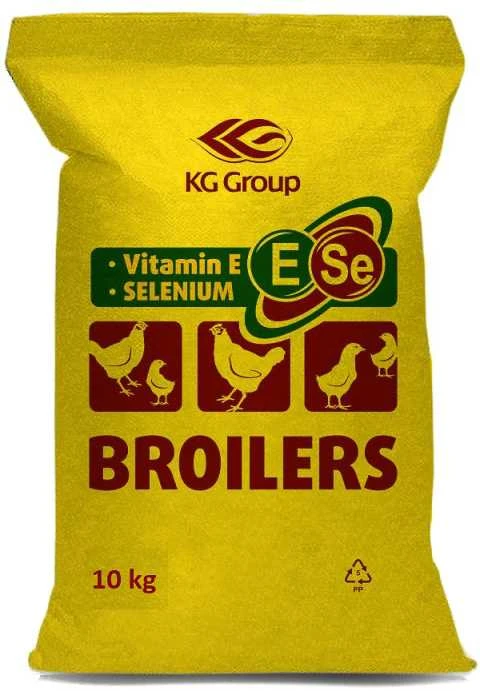 Kombinuoti pašarai broileriams vidurys (18-35 d.) 10 kg
