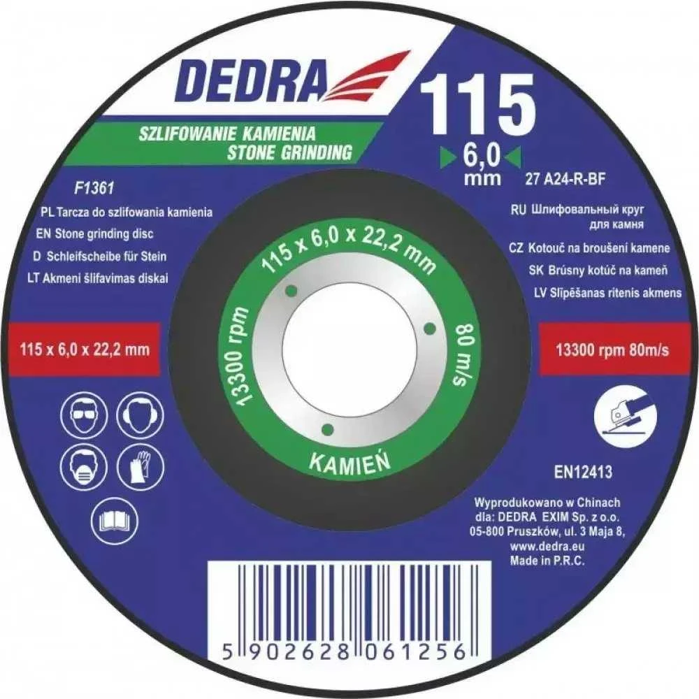 Dedra lifavimo diskas akmeniui igaubtas 115x60x222