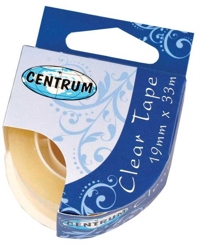 Lipnioji juostelė CENTRUM 80153, 33 m × 19 mm, skaidri