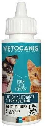 Vetocanis Losjonas kačių ir šunų akims, 60 ml