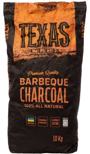 KAMADO BONO Medžio anglis „Texas Club“ 10 kg (stambios frakcijos)