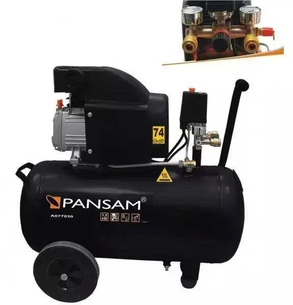 Oro kompresorius 15 KW 8 bar 200lmin resiverio tal 50L 2 slegio manometr 2 greito jungimo movai