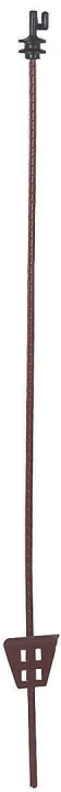 Ovalus metalinis stulpelis 105 cm 441457