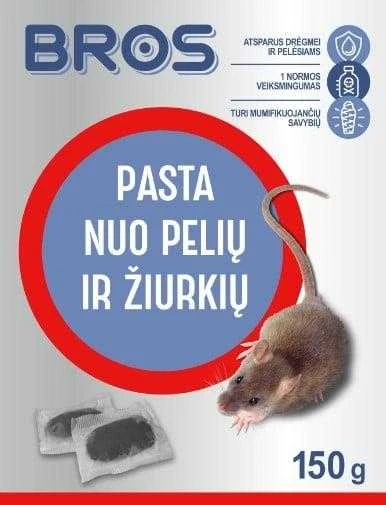BROS Pasta nuo pelių ir žiurkių 150g