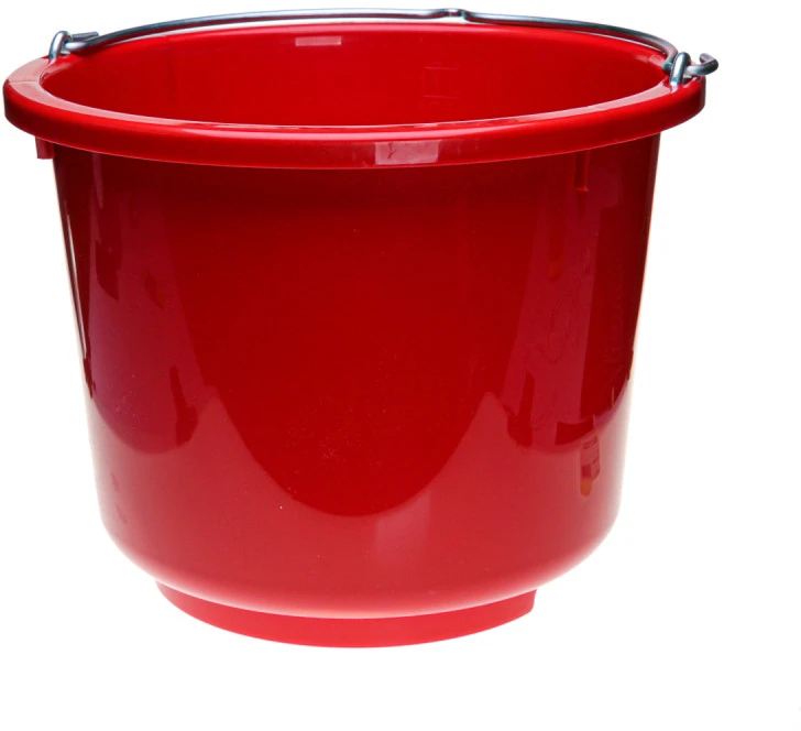 Plastmasinis kibiras 12 l raudonas 29881-1