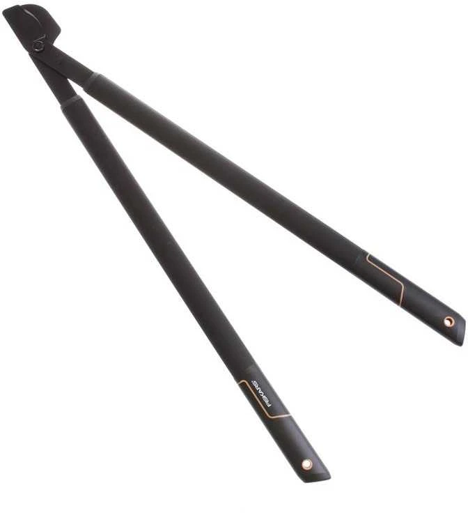 Fiskars SingleStep sodo žirklės prasilenkiančiais ašmenimis, kablio formos galva L38 (1001426)