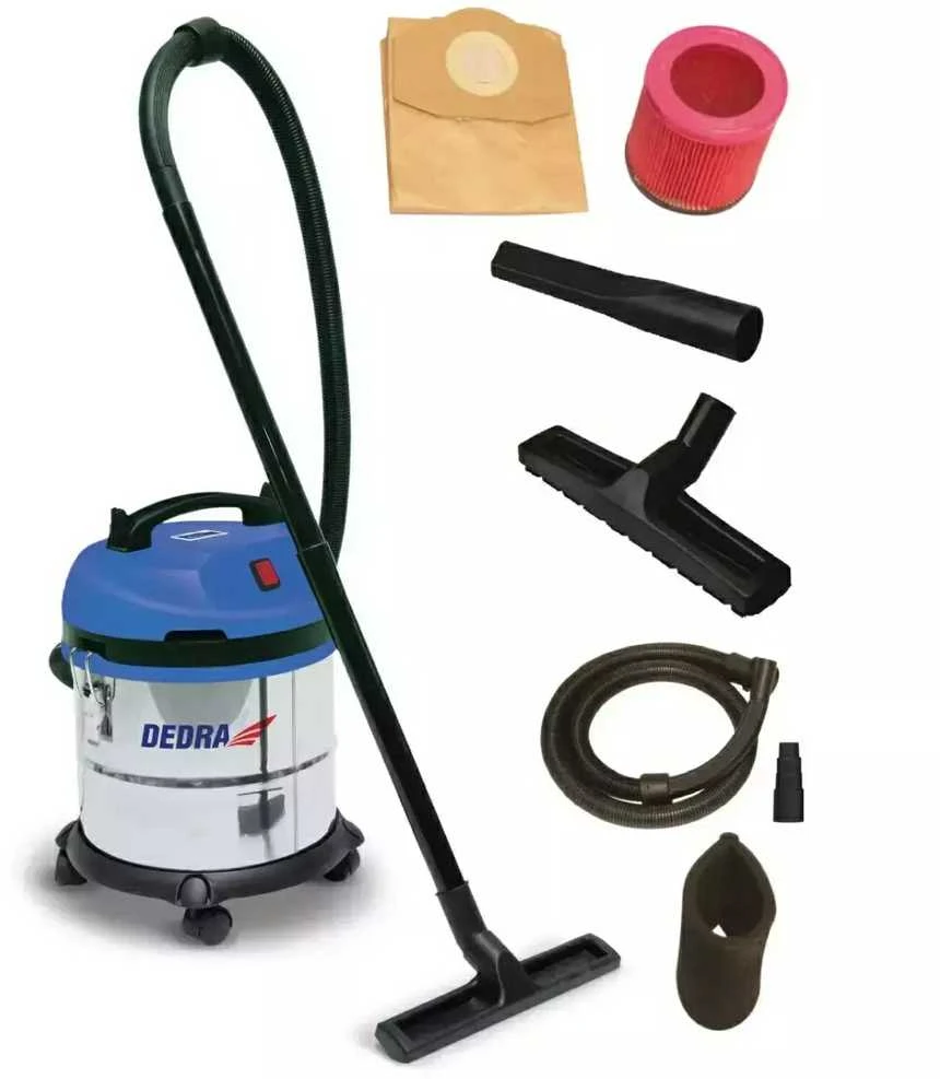 Dedra Siurblys 1200W rezervuaras 20L nerud Plienas Filtras HEPA