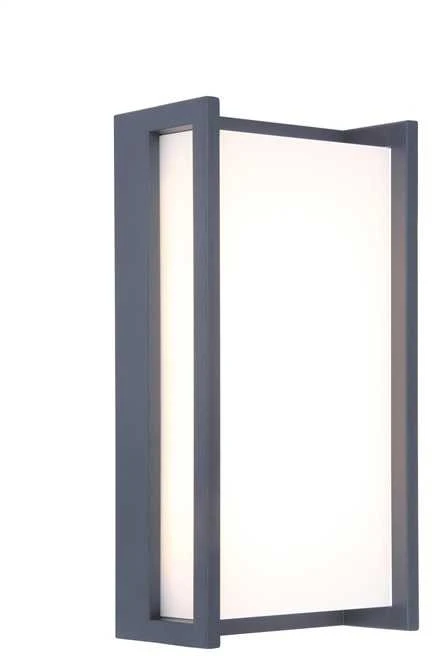 Sieninis šviestuvas LUTEC Qubo 5193001118 Sieninis lauko šviestuvas LED 18 W antracitas