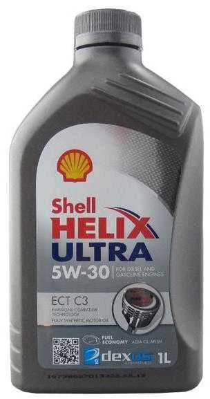 VARIKLIŲ TEPALAI SHELL HELIX Ultra ECT C3 5W-30 1L