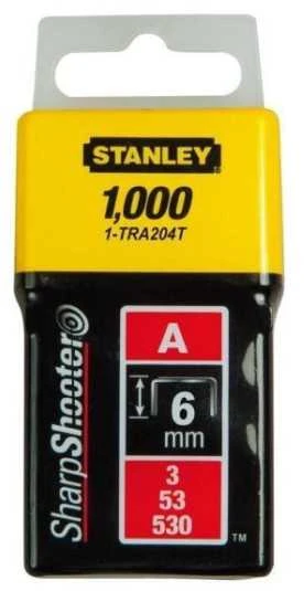 STANLEY ZSZYWKI A 6mm 1000 SZT.