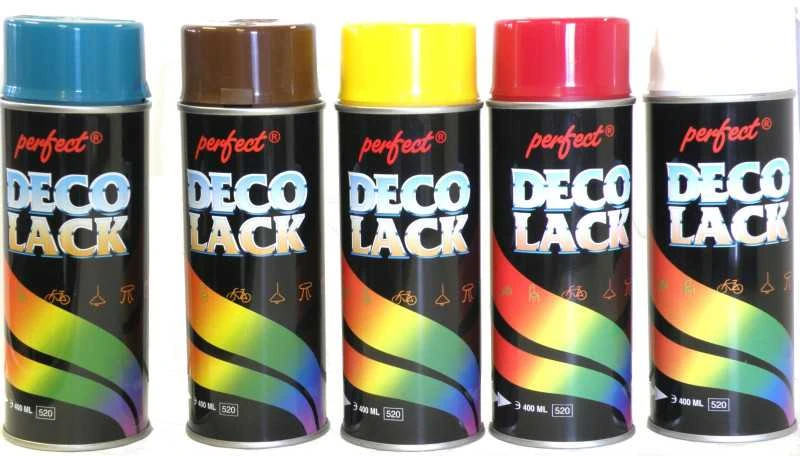 Aerozoliniai pilki dažai PERFECT DECO LACK 400 ml