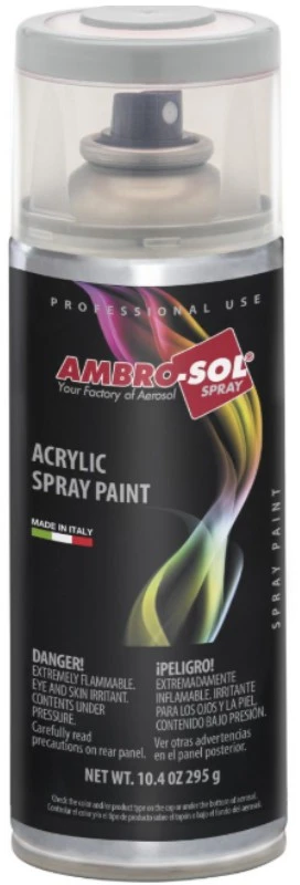 Akriliniai daugiafunkciniai dažai AMBRO-SOL RAL 9002, pilkšvai balta, 400 ml