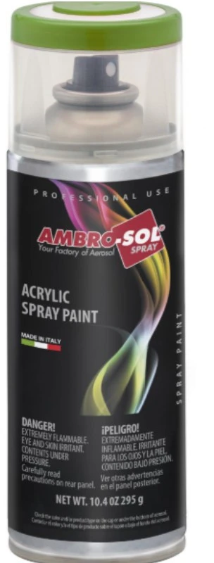 Akriliniai daugiafunkciniai dažai AMBRO-SOL RAL 6024, eismo žalia, 400 ml