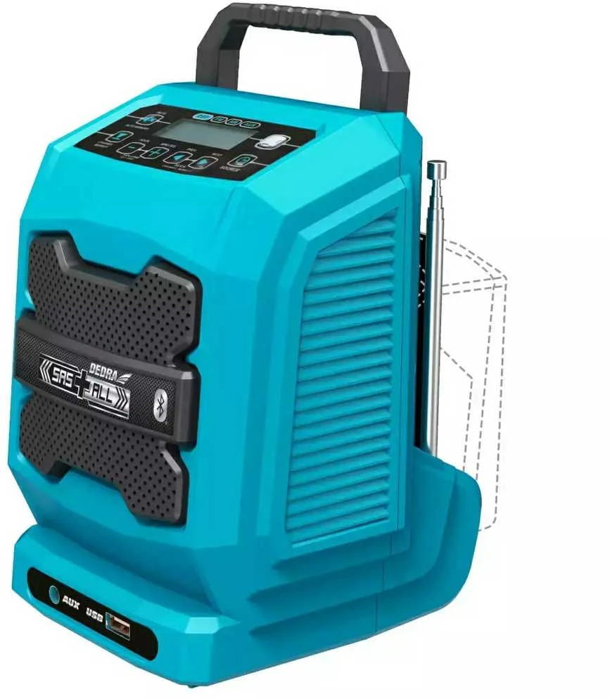 Dedra Akumuliatatorinis radijas bluetooth USB lizdas 18V
