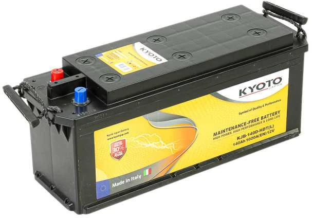 Akumuliatorius KYOTO 12 V, 140 Ah, 1000 A, pliusas kairėje