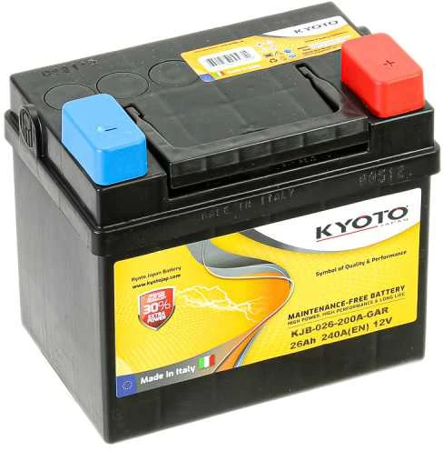 Akumuliatorius KYOTO 12V, 26Ah, 240A, R+