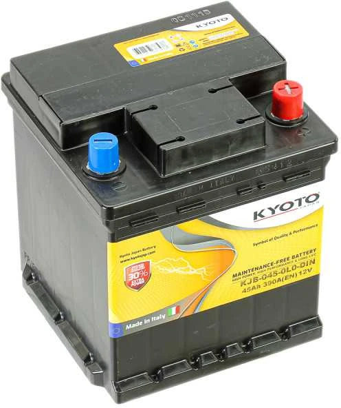 Akumuliatorius KYOTO 12 V, 45 Ah, 390 A, pliusas dešinėje