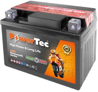 Akumuliatorius MOTO PowerTec 12 V, 3 Ah, 50 A