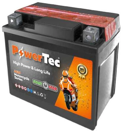 Akumuliatorius MOTO PowerTec 12 V, 4 Ah, 70 A