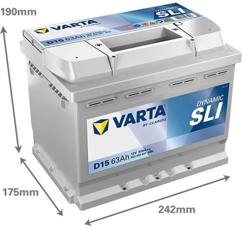 Varta Akumuliatorius 63 Ah 610 A EN 12V