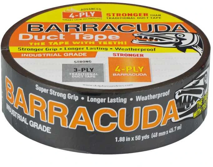 Blue Dolphin Audinio Juosta "Barracuda Duct Tapes" - Juoda / Oranžinė