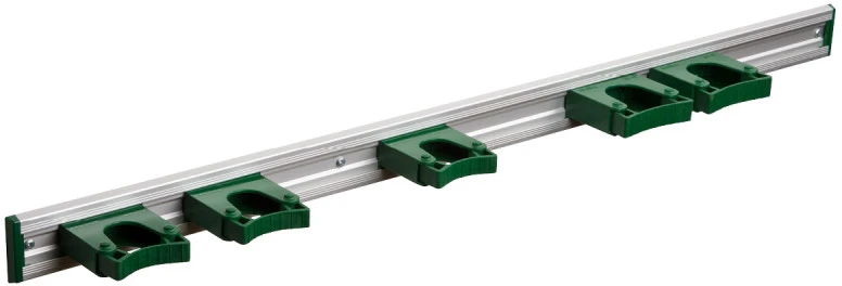 Laikiklių bėgelis su 5 laikikliais 9-0302-6 90 cm