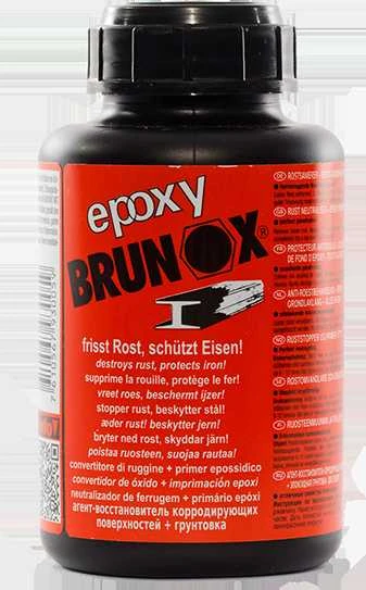 BRUNOX EPOXY Rūdžių rišiklis+gruntas,skirtas tepti teptuku 250ml
