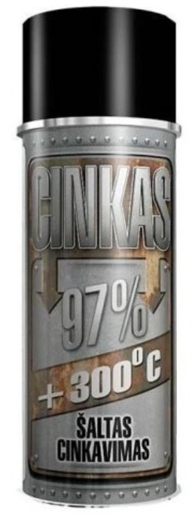 Karščiui atsparus cinkas HANSA, 400 ml