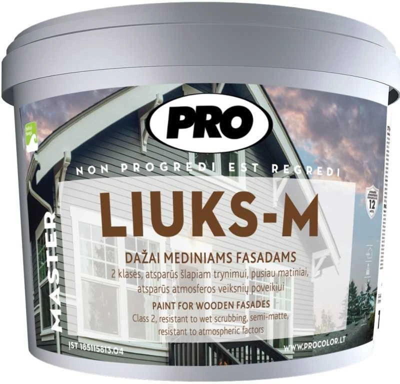Dažai medienai LIUKS-M tamsiai ruda 3 L