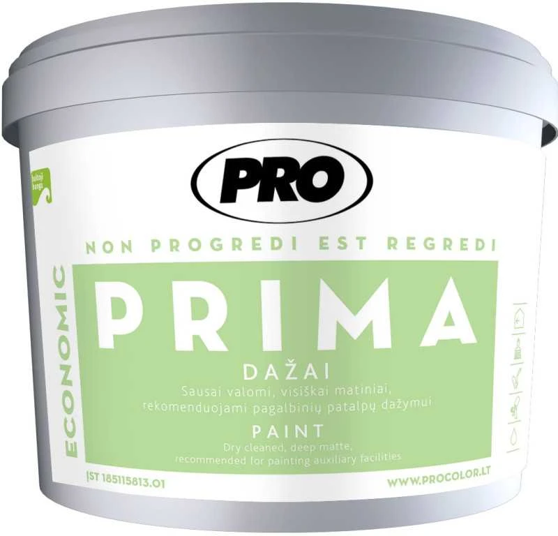 Dispersiniai dažai PRO PRIMA matiniai 3 L