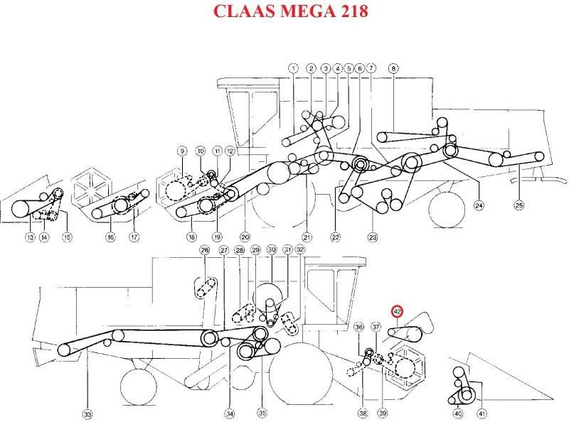 Diržas HARVEST BELTS A/H-1985 CL 644448.0