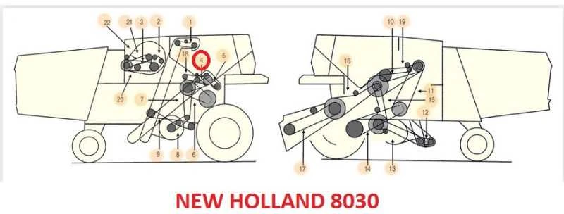 Diržas HARVEST BELTS C/H-1750 JD E12574