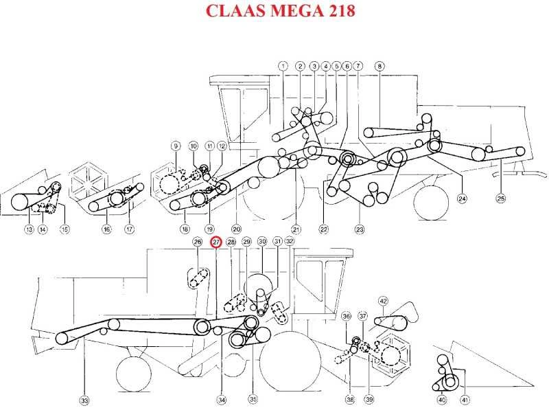 Diržas HARVEST BELTS C/H-3580 CL 060306.2