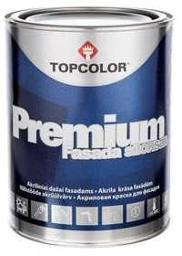 Matiniai mineralinių fasadų dažai TOPCOLOR PREMIUM FACADE SILICONE, A bazė, 1 l