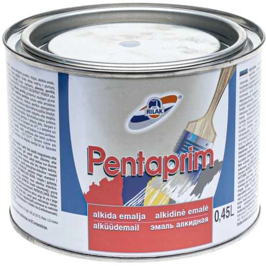 Rilak EMALĖ PENTAPRIM BALTA 0.5KG/0.45L
