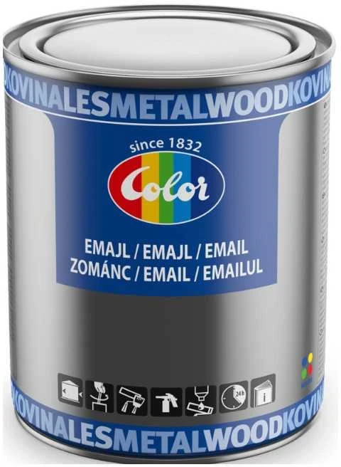 Helios Emaliniai dažai COLOR ENAMEL RAL 8017 Ruda, Pakuotė: 3,5 L