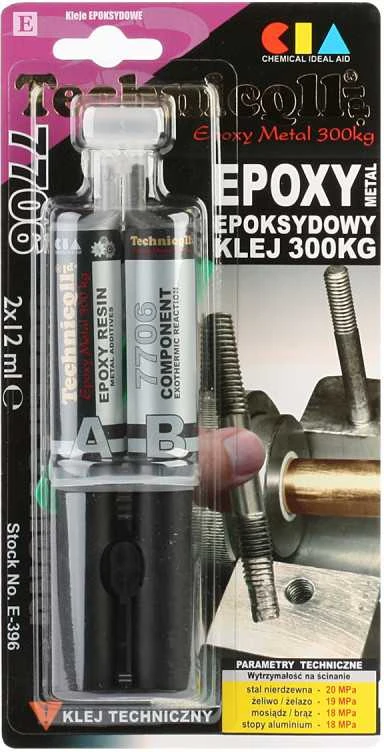 91-462# Oem Epoksidiniai metalo klijai 300kg 2x12ml