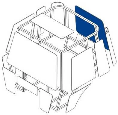 Galinis stiklas 23/4072-31A