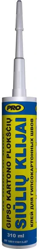 Akriliniai klijai PRO gipso kartono siūlių 310 ml.