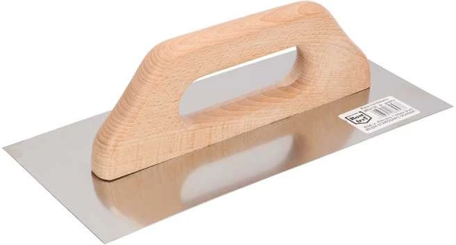 Nerūdijančio plieno glaistyklė Faster Tools 096, dantyta, 130x480 mm