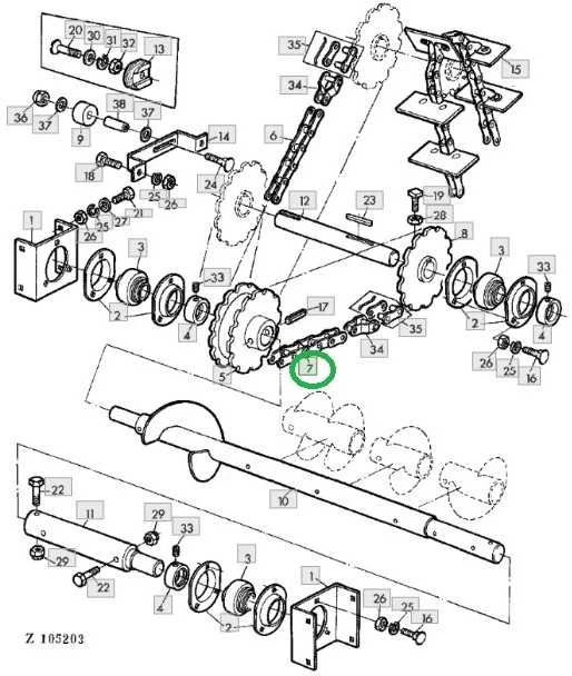 Grandinė JOHN DEERE AZ17183