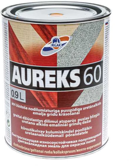 GRINDŲ DAŽAI RILAK AUREKS-60, GELTONAI RUDI 0,9 L