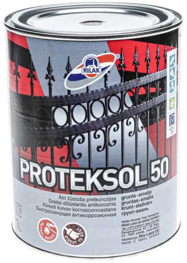 Gruntas-dažai Rilak PROTEKSOL-50 pilka 900 ml.