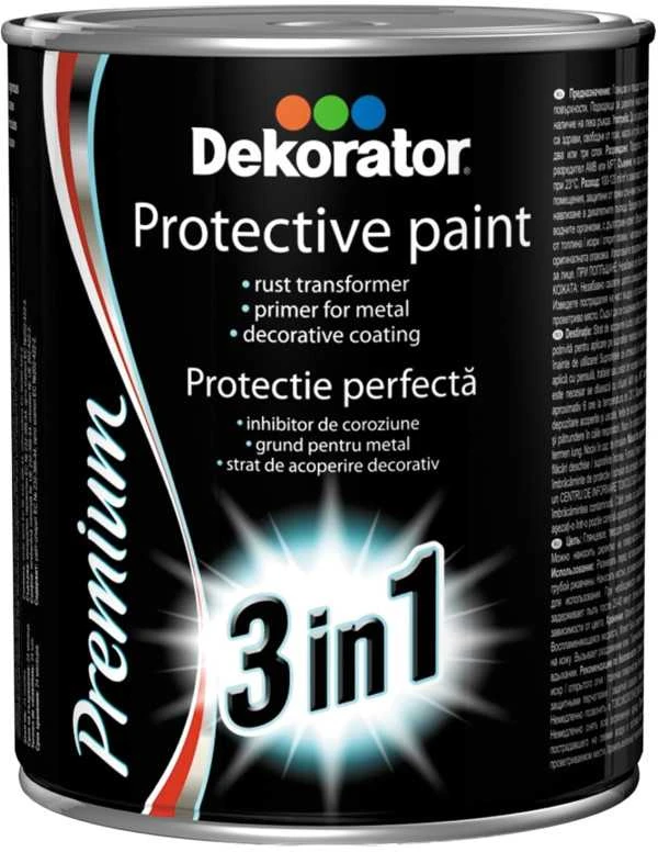 Gruntas - emalė 3in1 DEKORATOR, žalia, 0.5 l