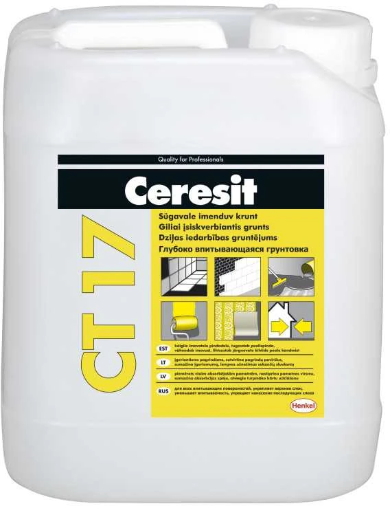 GRUNTAS GILIAI ĮSISKVERBIANTIS CT-17 5 LTR CERESIT