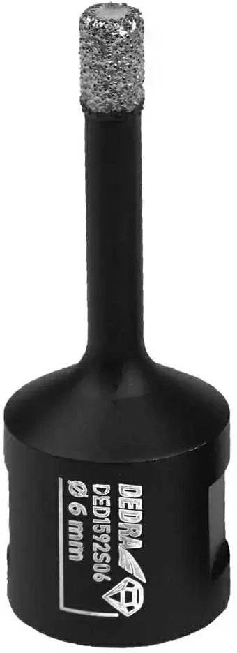 Grąžtas Dedra iedinis deimantinis grtas Vacuum brazed M14 6mm